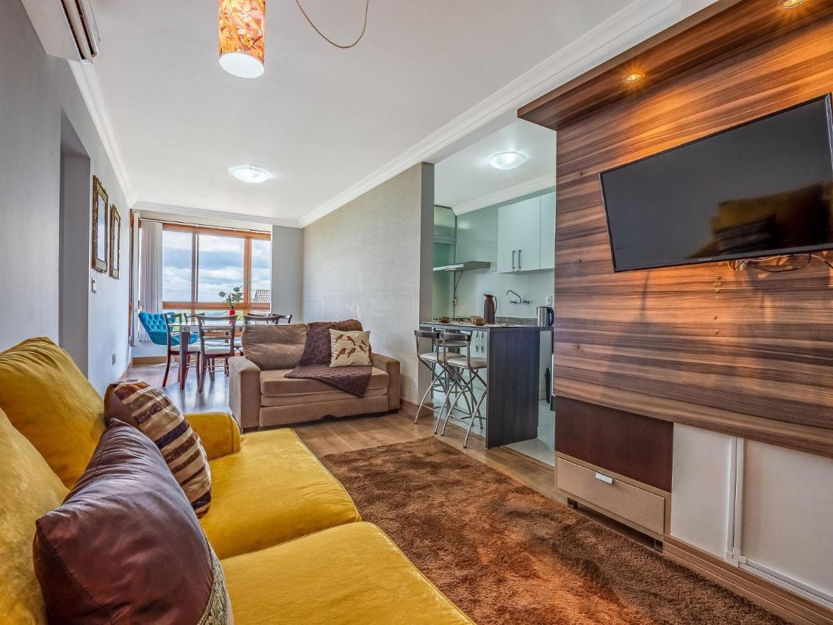 Апартаменты Cristo Rei 302 - Apartamento Em Gramado - Vista Para O Vale Экстерьер фото