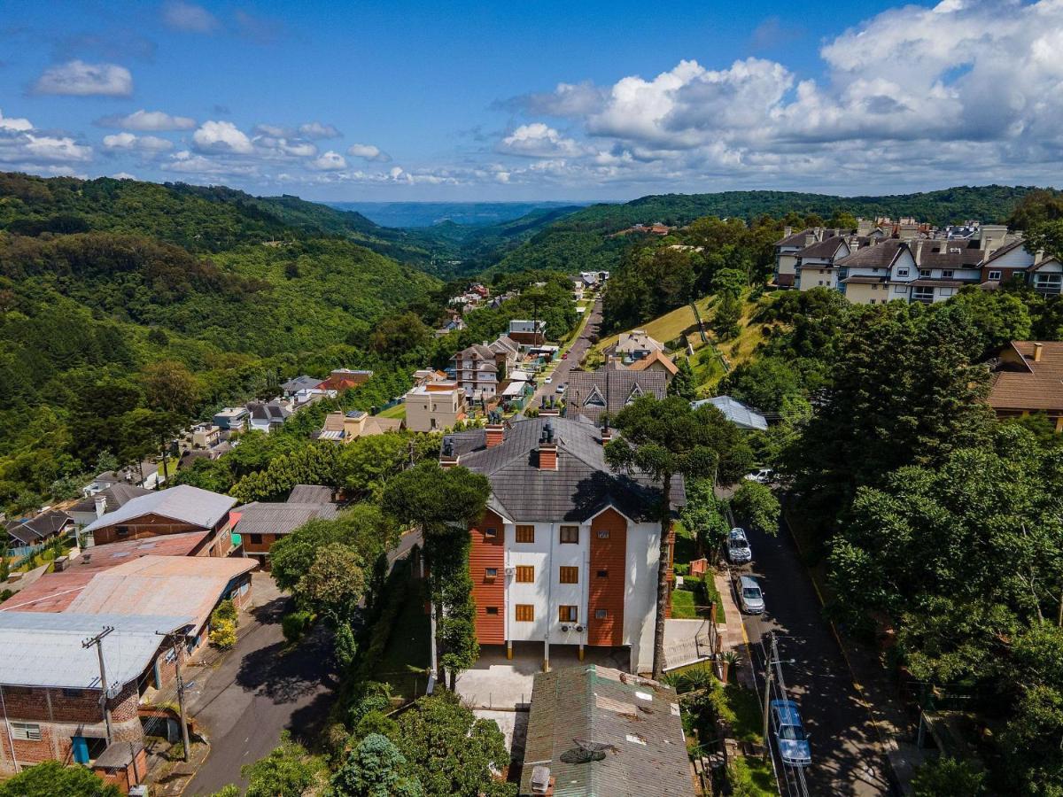 Апартаменты Cristo Rei 302 - Apartamento Em Gramado - Vista Para O Vale Экстерьер фото