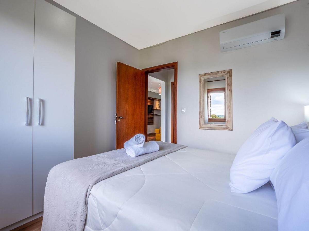 Апартаменты Cristo Rei 302 - Apartamento Em Gramado - Vista Para O Vale Экстерьер фото